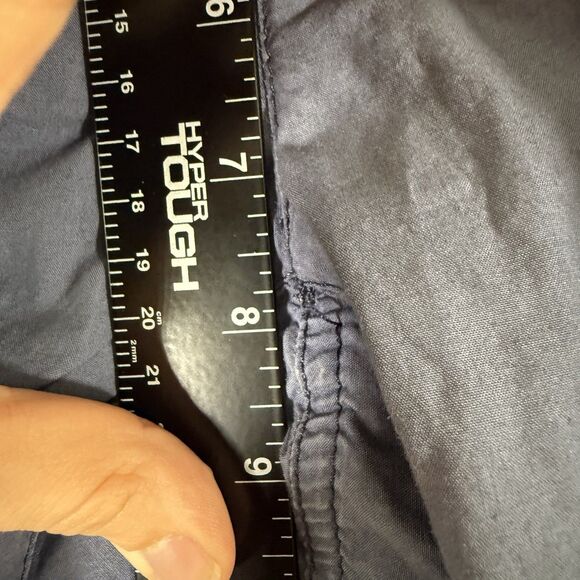 Athleta Cargo Pants Women's 4P Blue Snap Zip Pockets Lightweight Low Rise - Picture 15 of 16